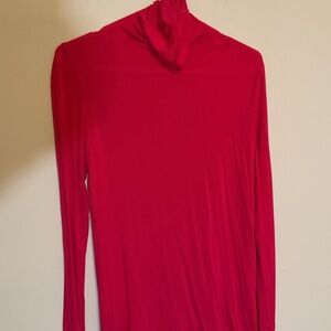 Hot Pink Women's Turtleneck